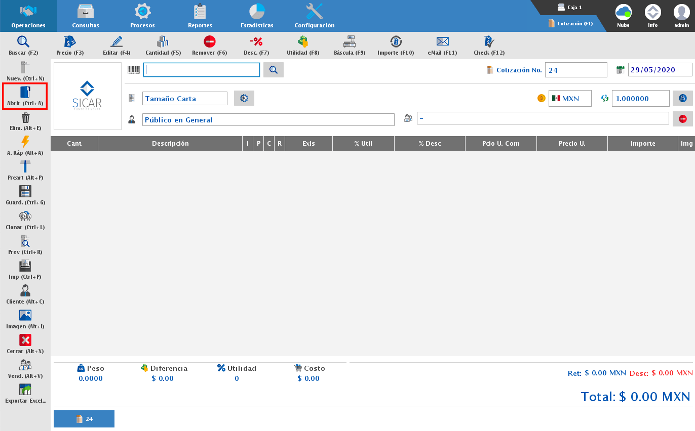 punto de venta-cotización