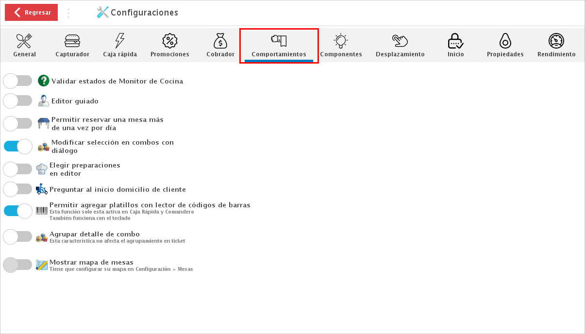 punto de venta-configuracion comandero