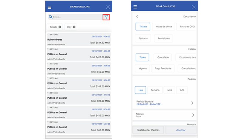 punto de venta-sicar móvil