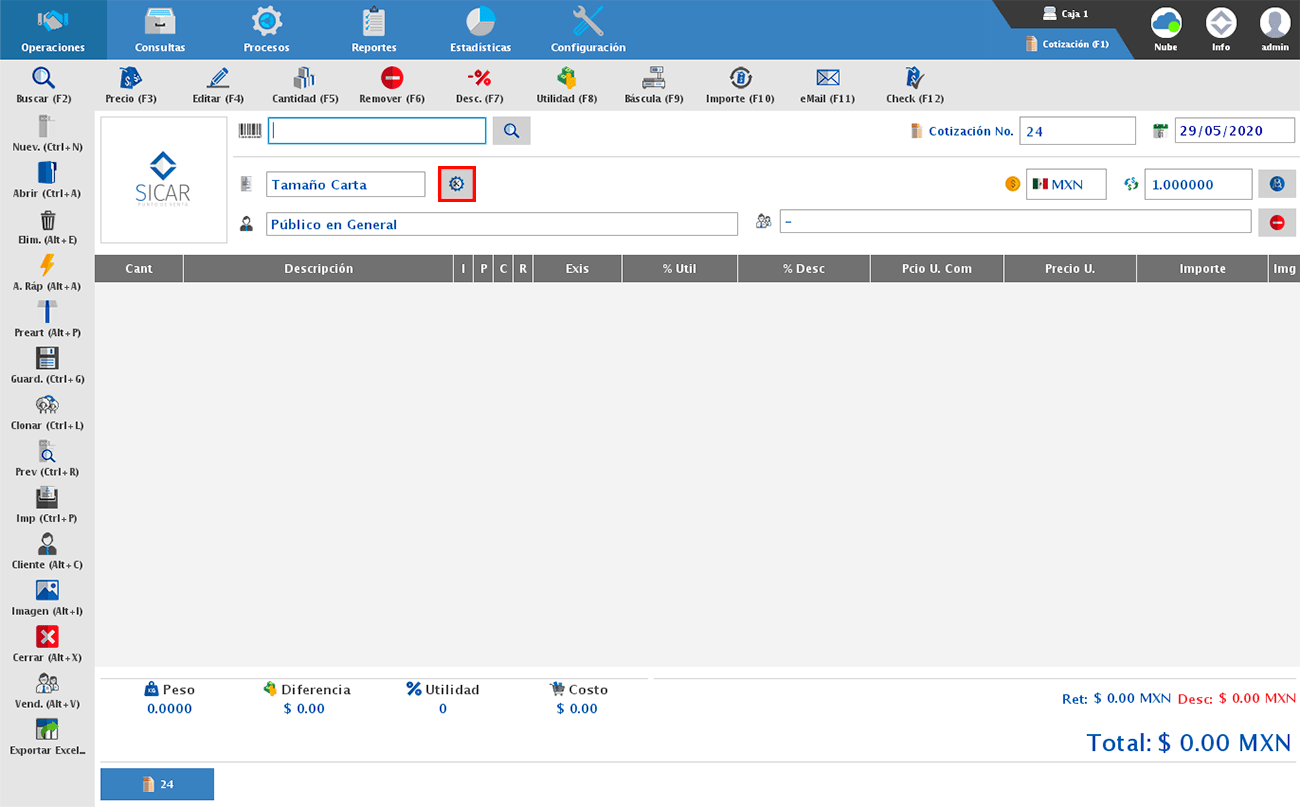 punto de venta-cotización