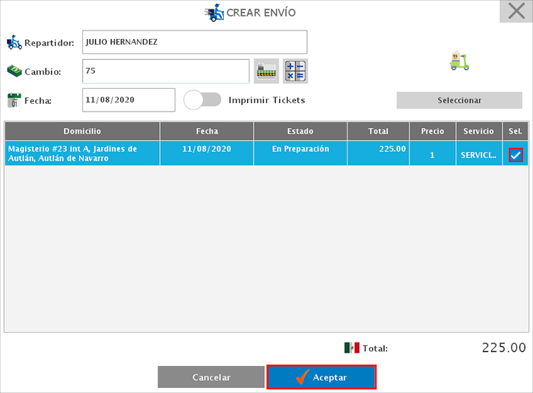 punto de venta-pedido