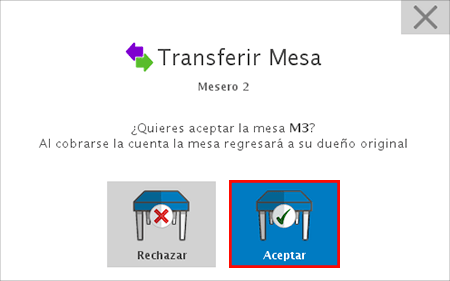 punto de venta-transferir mesa