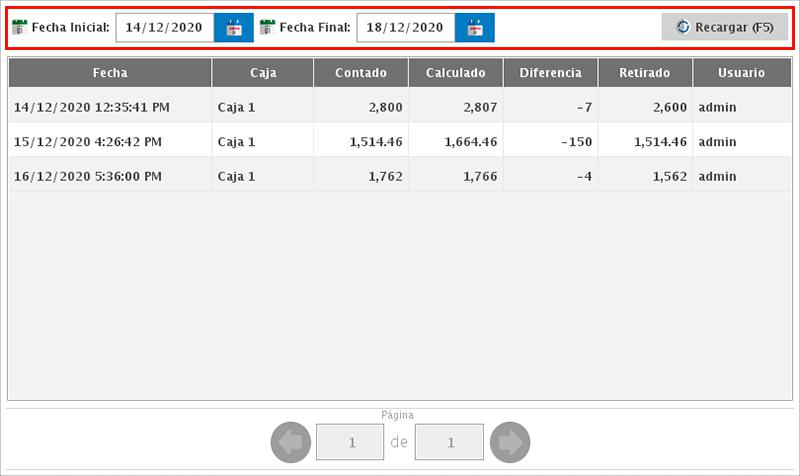 punto de venta-corte de caja