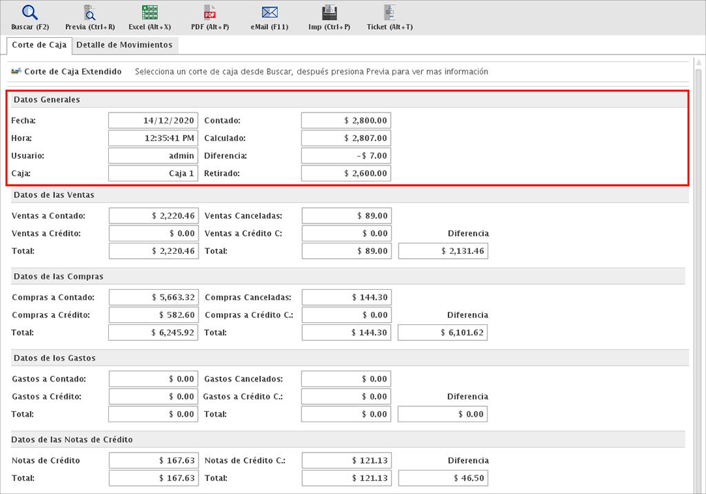 punto de venta-corte de caja