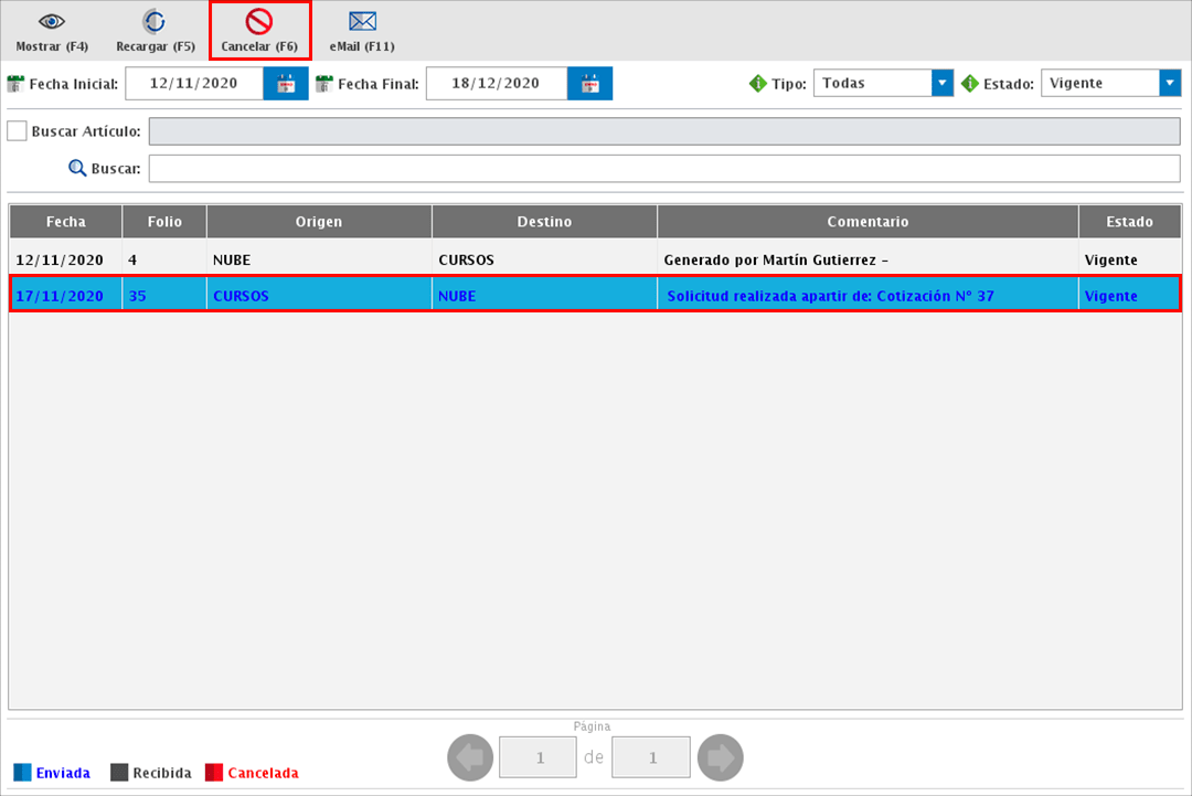 punto de venta-traspasos