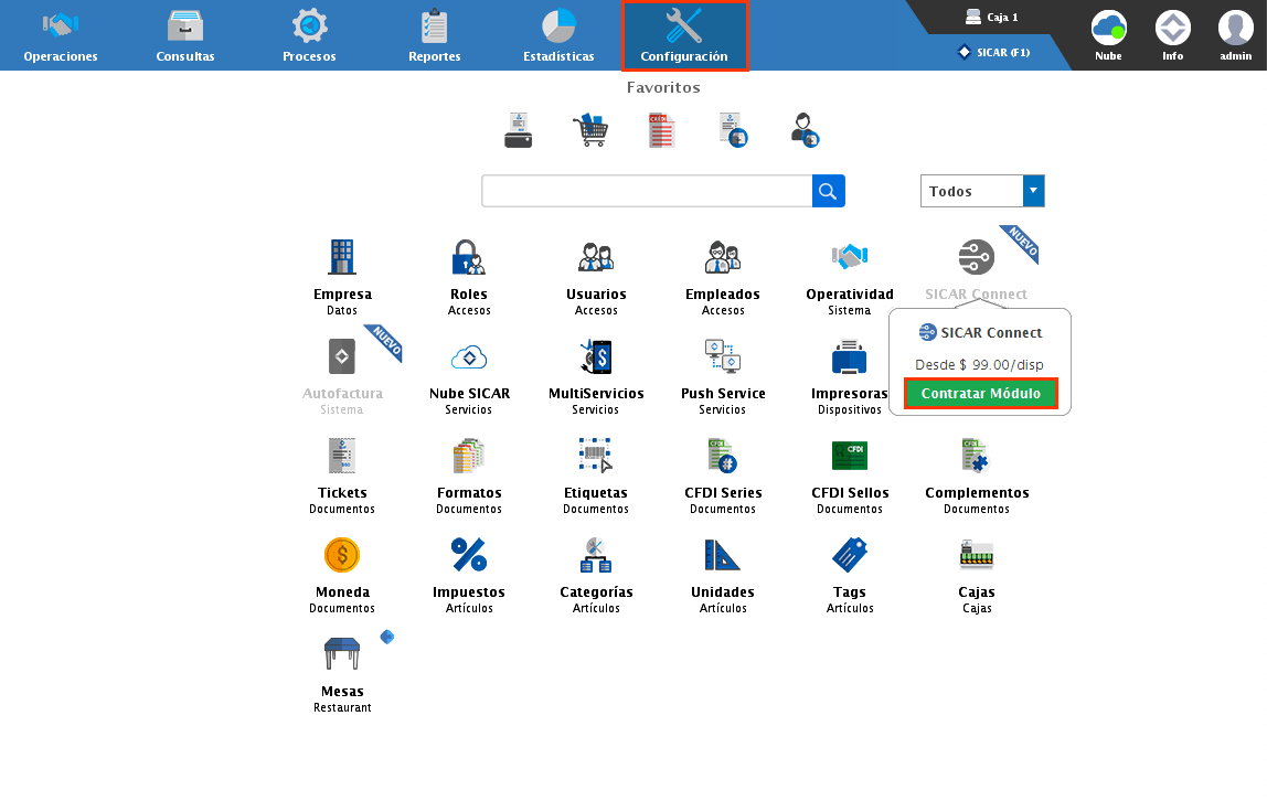 punto de venta-sicar móvil