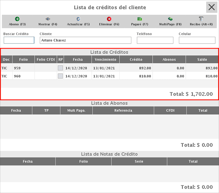 punto de venta_créditos