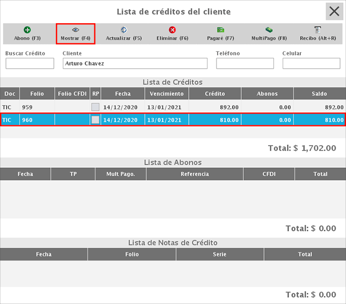 punto de venta-créditos
