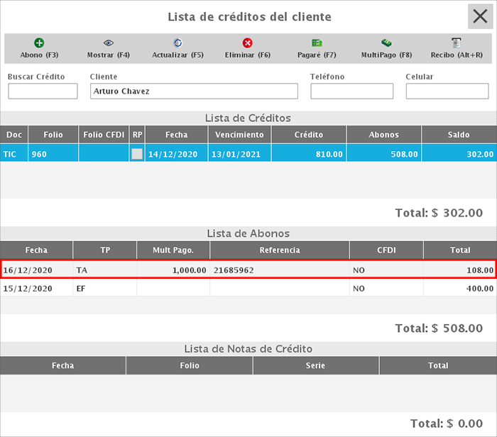 punto de venta-créditos
