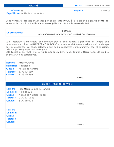 punto de venta-créditos