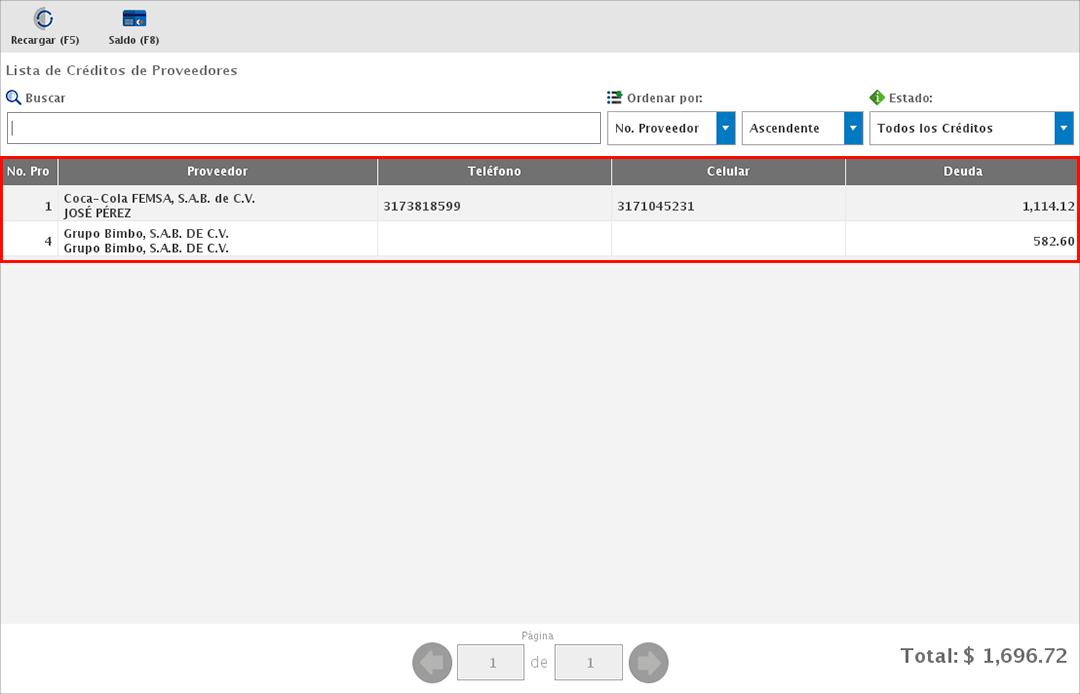 punto de venta-créditos