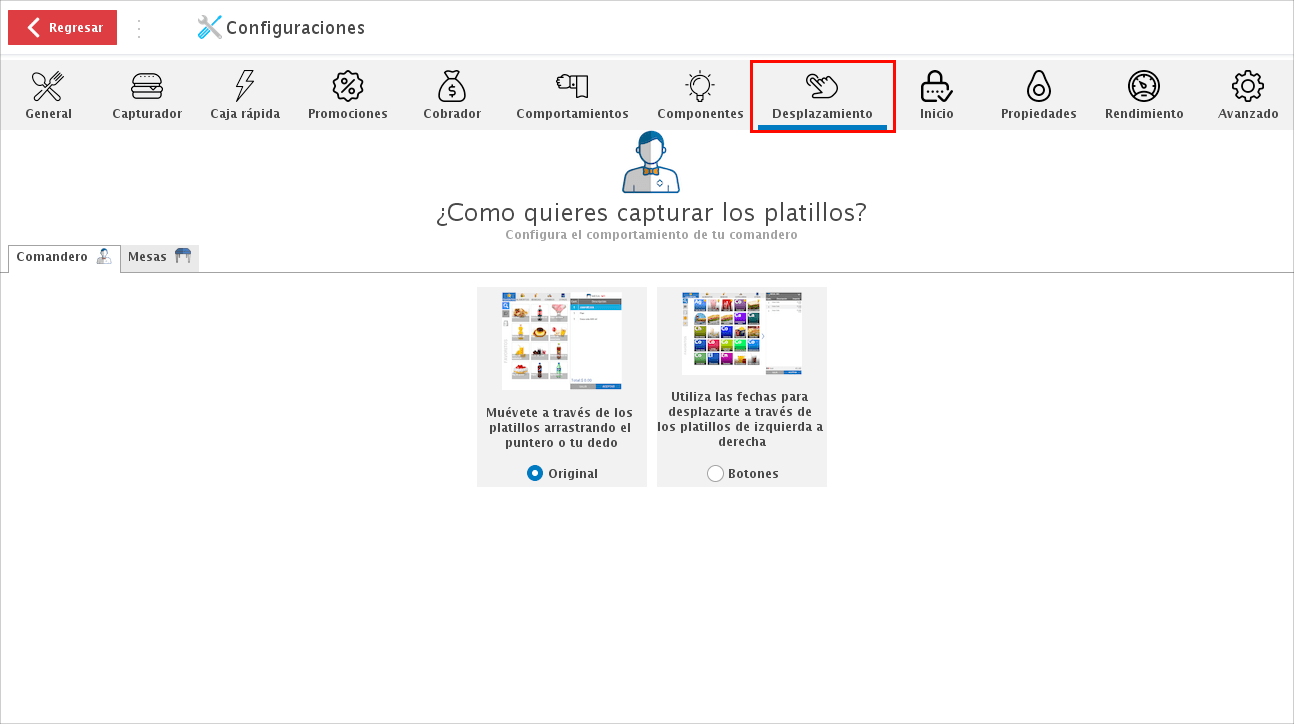 punto de venta-configuracion comandero