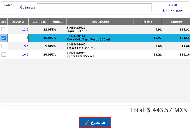 punto de venta-devoluciones