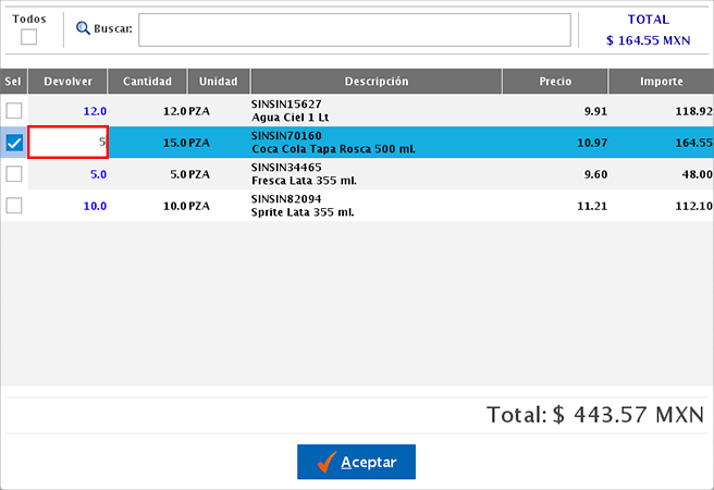 punto de venta-devoluciones