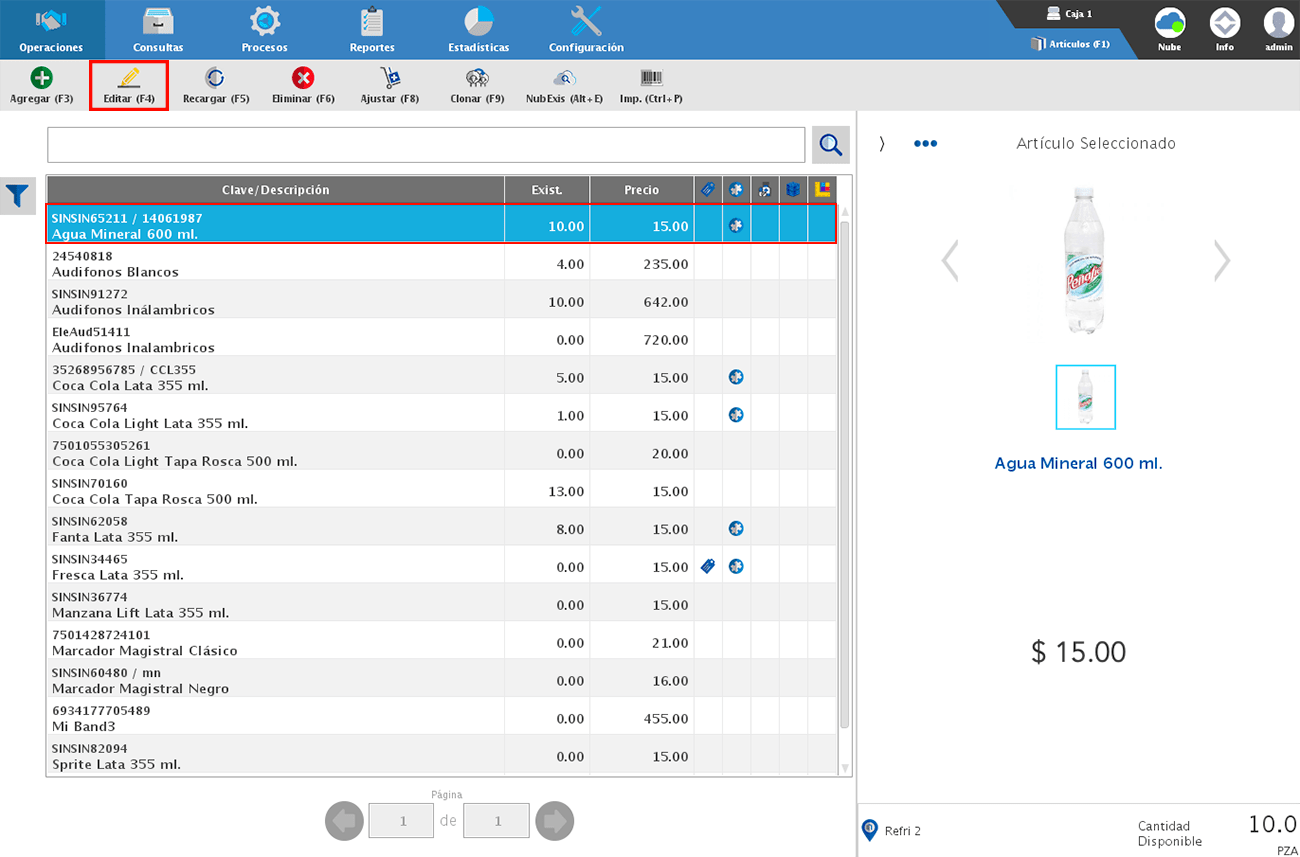 punto de venta-articulos