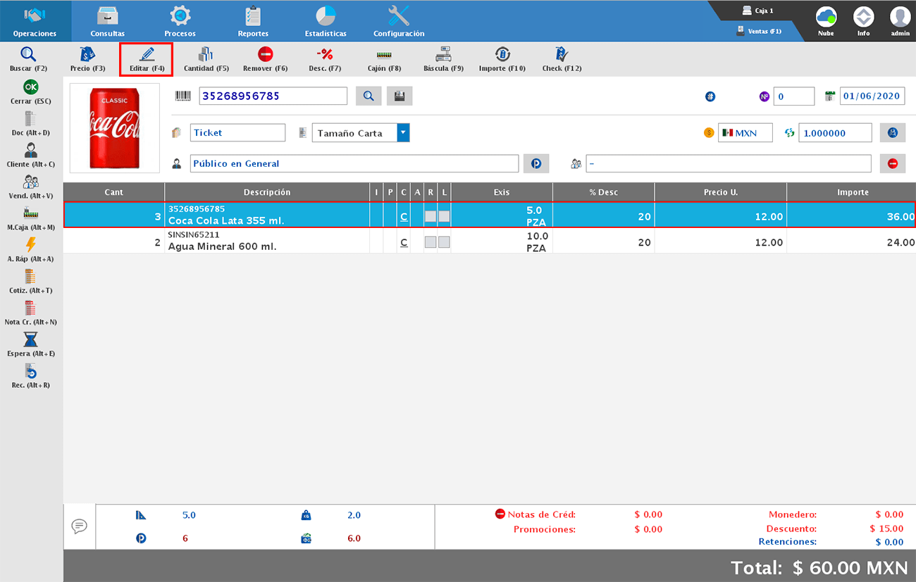 punto de venta-ventas