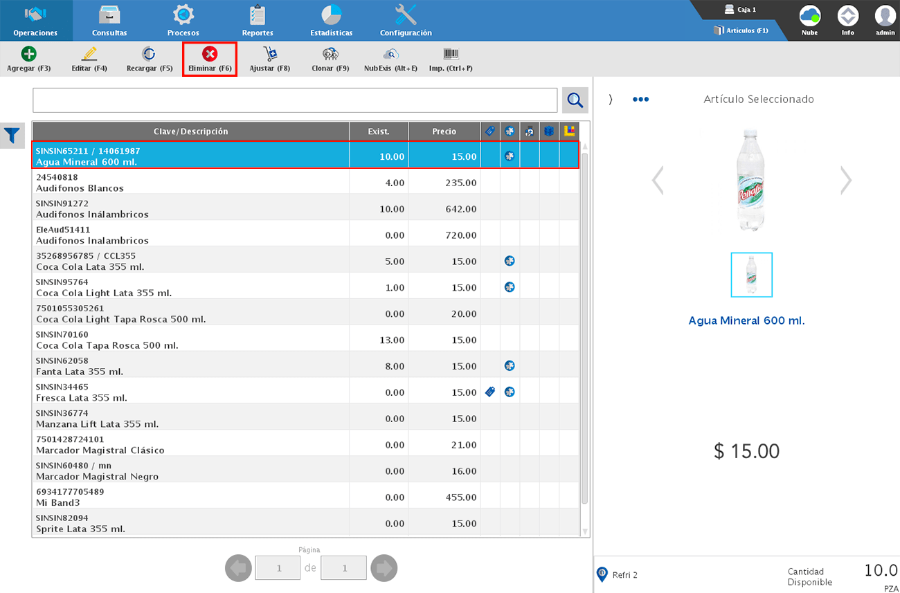 punto de venta-articulos