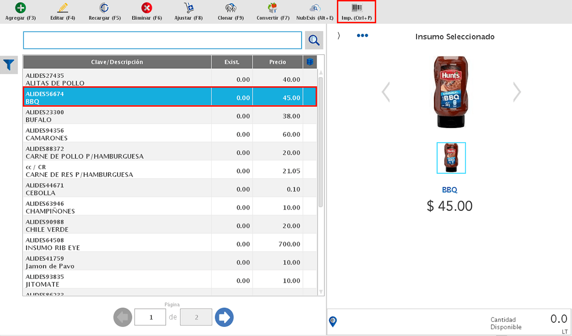 punto de venta-articulos
