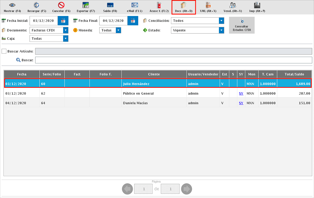 punto de venta-documentos