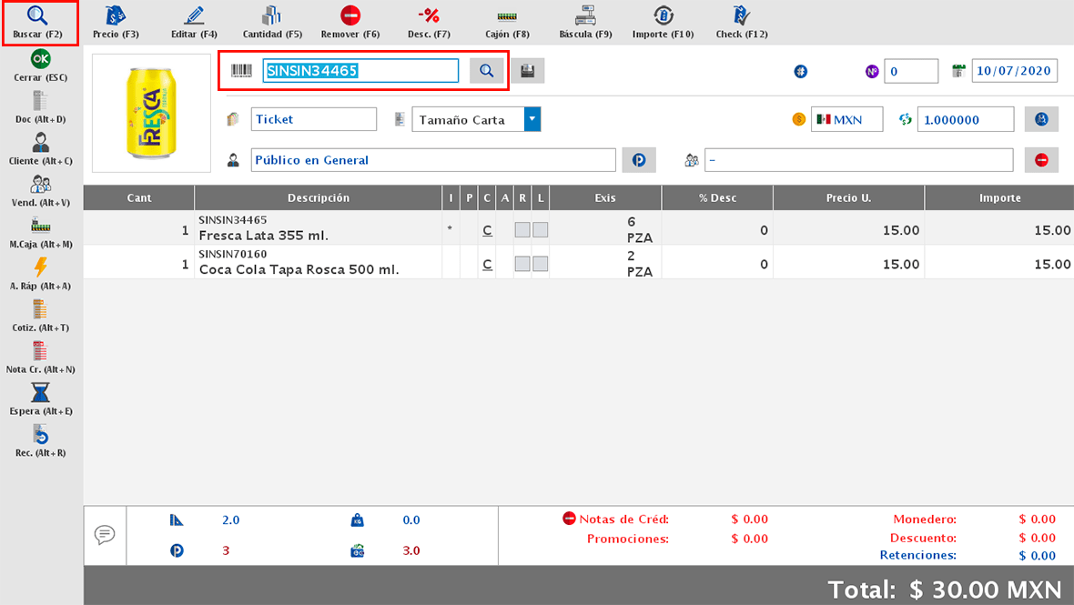 punto de venta-ventas