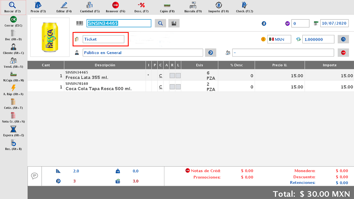 punto de venta-ventas