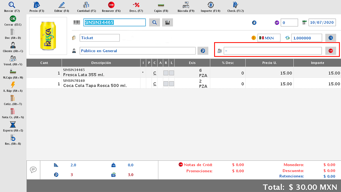 punto de venta-ventas