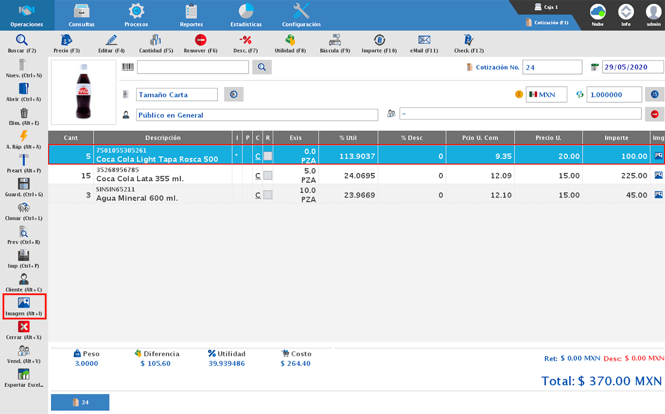 punto de venta-cotización