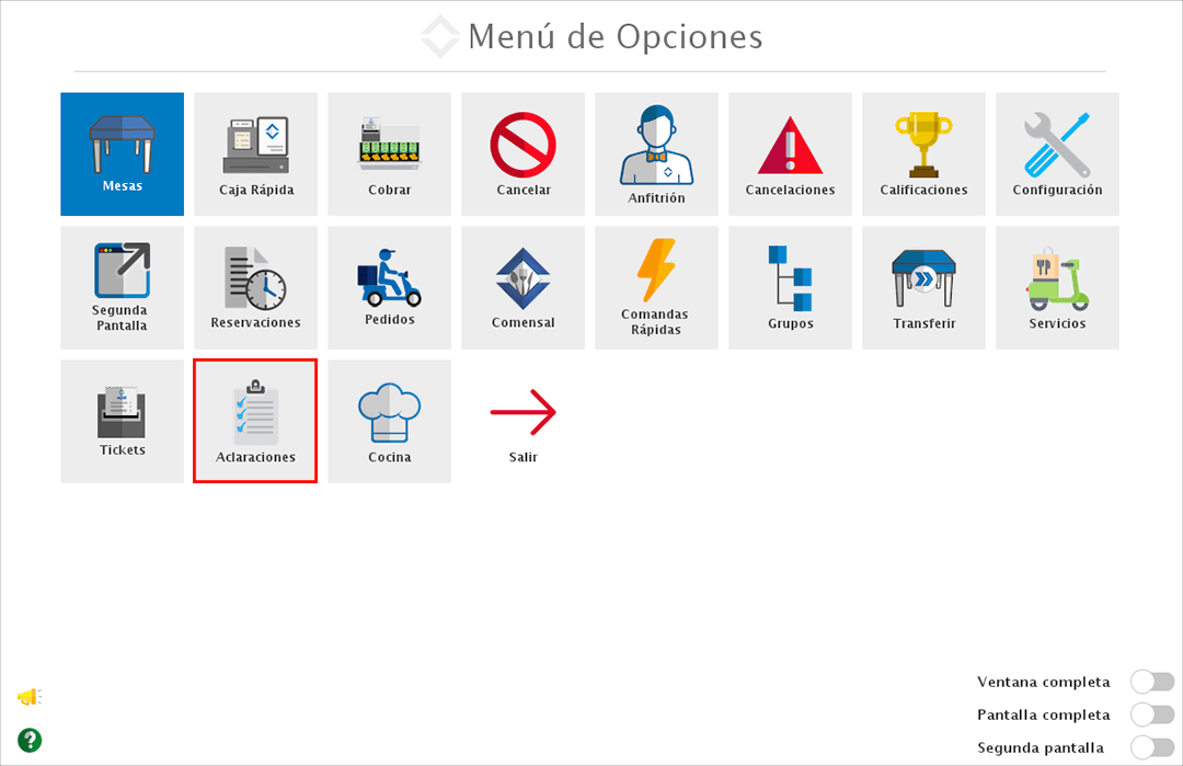 punto de venta-aclaraciones