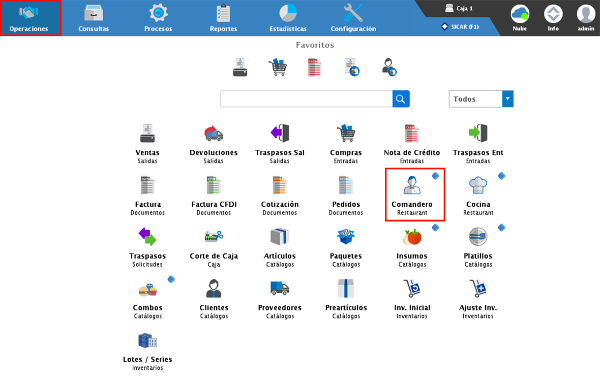 punto de venta-comandero