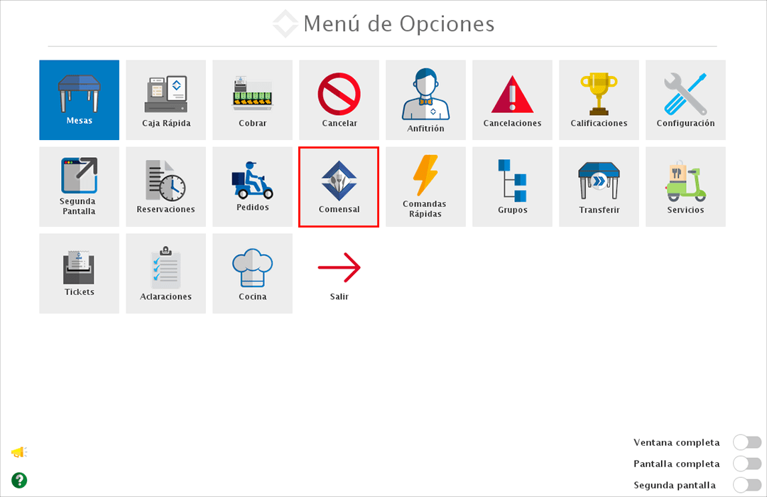 punto de venta-comensal