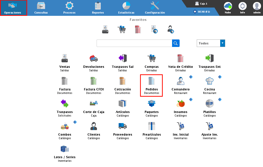 punto de venta-pedidos
