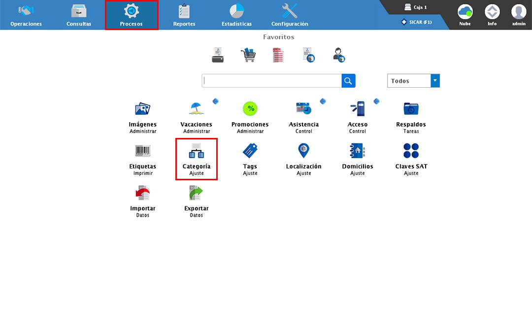 punto de venta-categoría