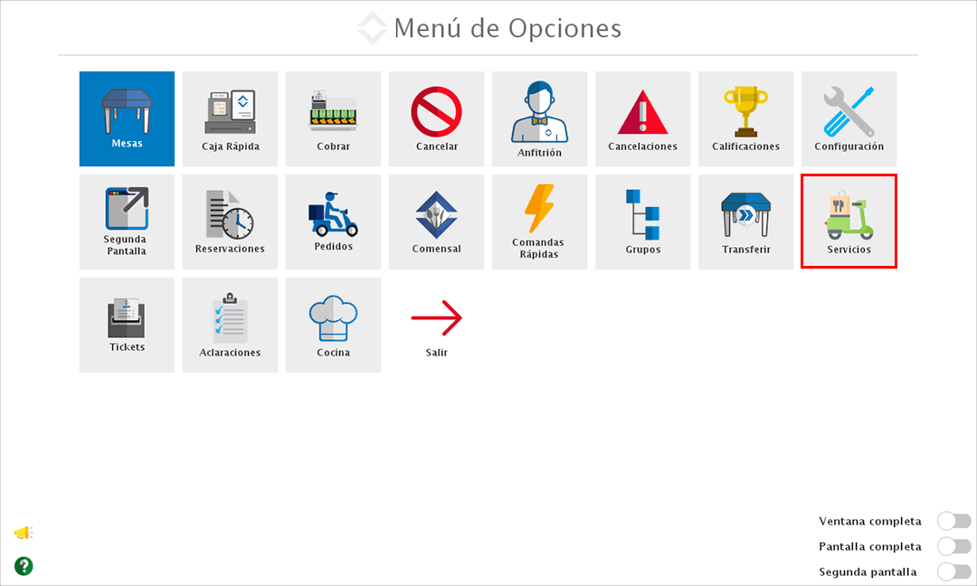 punto de venta-servicios
