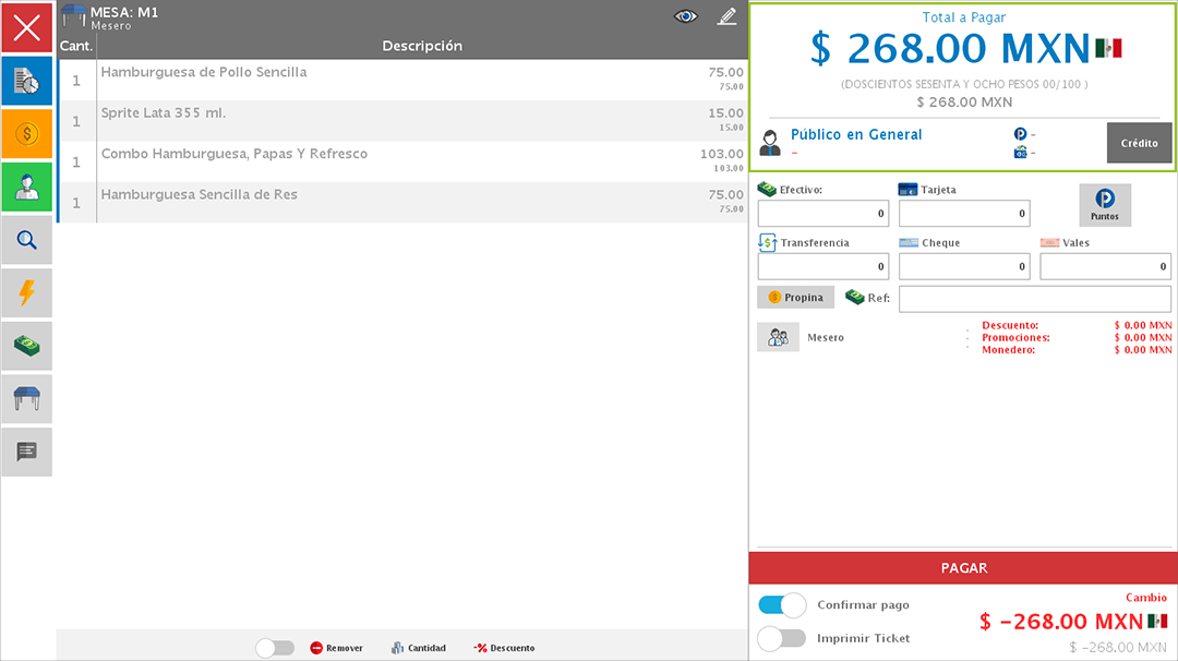 punto de venta-comandas