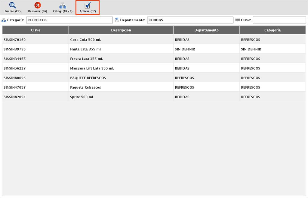 punto de venta-categoría