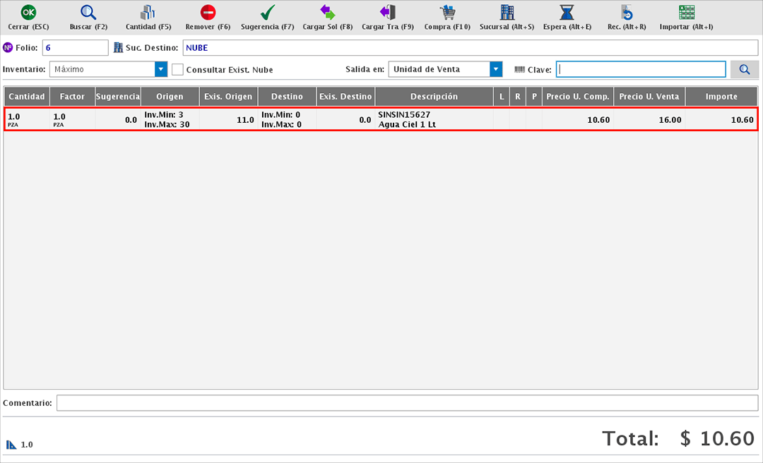 punto de venta-traspasos