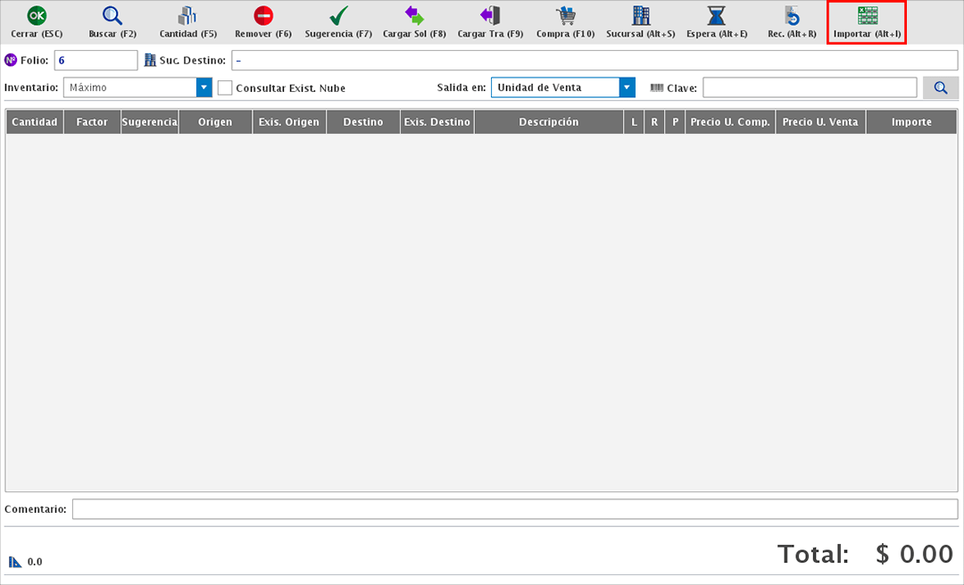 punto d evente-traspasos