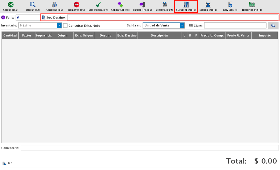 punto de venta-traspasos