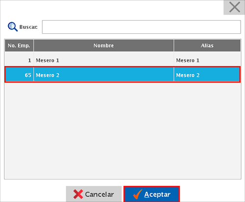 punto de venta-transferir mesa